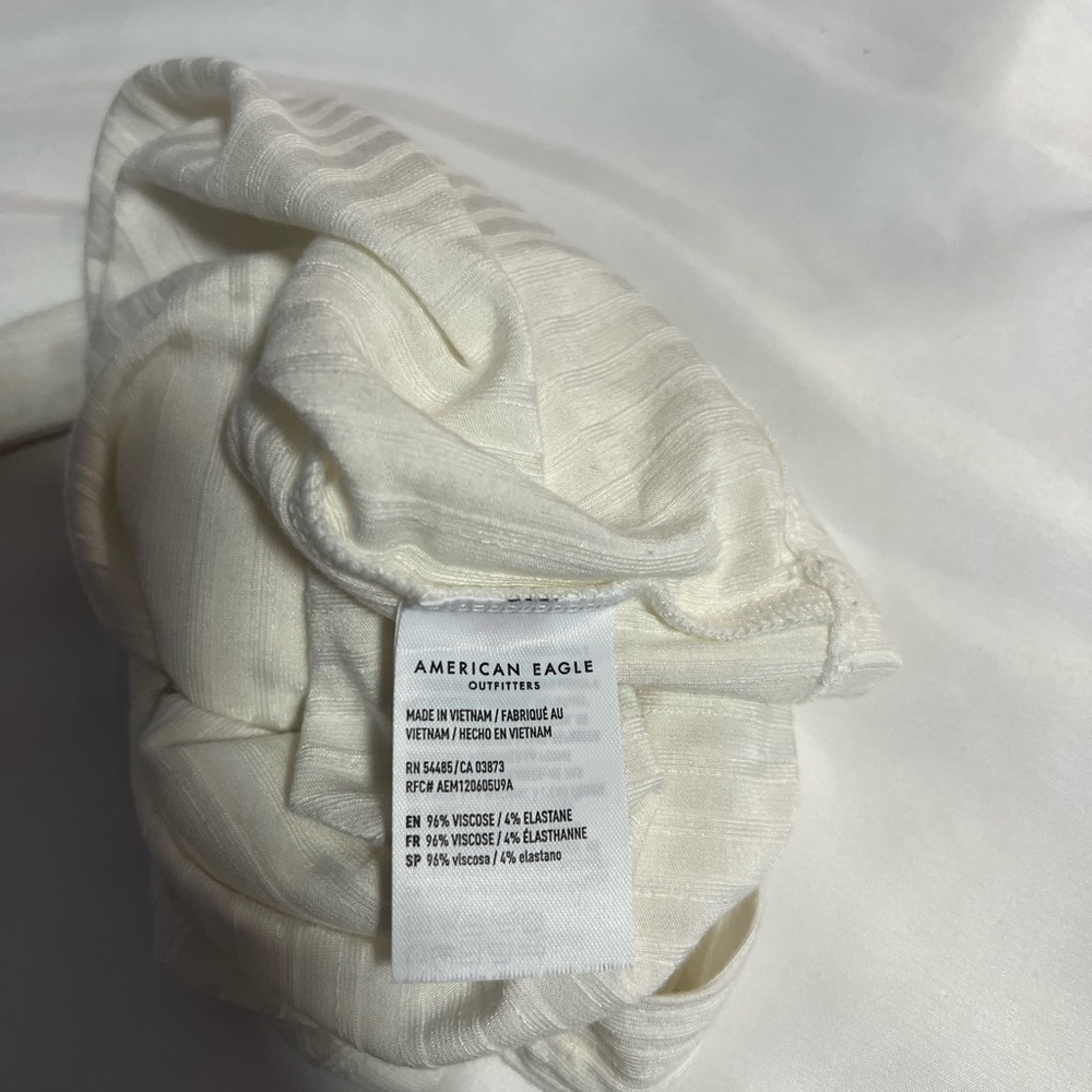 American Eagle Soft and Sexy White Tank Top - Picture 4 of 4